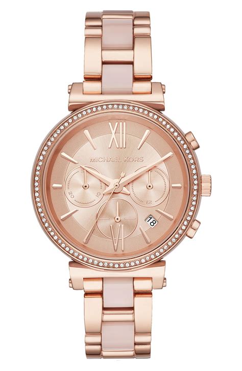 michael kors petite sofie pave|Petite Sofie Pavé Rose Gold.